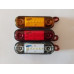 Фонарь маркерный 160 (один ряд) 6LED желтый с прокладкой 12-24V (SAMSUNG)