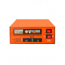 Зарядное устройство VOLLRUS VR-25 (12/24В, 7А) импульсное инверторное купить