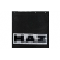Брызговики 400х400мм "М-З" (черный) с светоотражающей белой основой