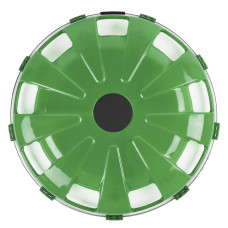 Колпак колеса задний R-22,5 (пластик-зеленый) NEW ТУРБО