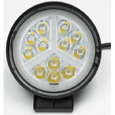 Фара противотуманная LED с желтым габаритным огнем круглая 4\' 56W Combo купить
