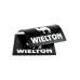 Брызговики (резина) 400х400мм WIELTON (белая надпись)