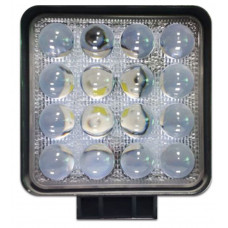 Фара противотуманная LED 48W, 16Led, 45мм, Линза, 12-24V, 110х110х45мм купить