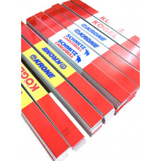 Планка крепления брызговика светоотражающая MERCEDES 600 мм, красно-белая (комплект из 2 шт.) купить