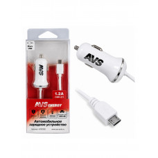 Автомобильное зарядное устройство AVS с micro USB CMR-211 (1,2А) Автомобильное зарядное устройство AVS с micro USB CMR-211 (1,2А) купить