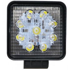 Фара рабочего света LED 27W, 9Led, 12-24V, 110х110мм YP-115 Yuceplast Турция купить