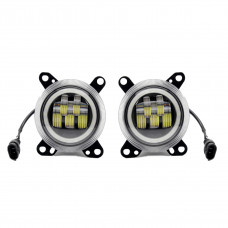 Фара противотуманная LED 80W DAF NEW 12-24V, d=100мм, регулир., к-т