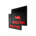 Брызговики (резина) 400х400мм WIELTON (красная надпись)