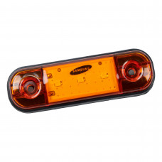 Указатель габарита (маркерный) 160 3 LED желтый SAMSUNG 12-24V купить