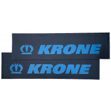 Брызговики длинномер 1200х350мм из 2-х частей KRONE синий LUX купить
