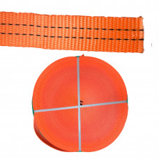 Ремень крепления груза 3т 100м 35мм (без механизма) оранжевый