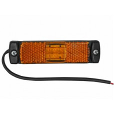 Фонарь маркерный 80 желтый с проводом 12-24V ТАС купить