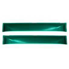 Дефлектор К-З (Прямой) вставной с наклейкой Зеленый узкий