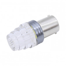 Диод №204 T25 9LED 3D BA15S Белый прозрачная линза