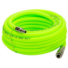 Шланг подкачки с быстр/р резиновый с покрытием ПВХ 10х16мм, PU, PVC, 10м (Зеленый)