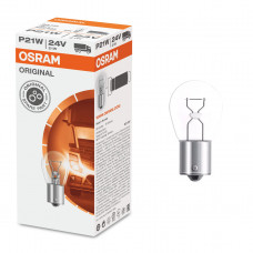 Лампа OSRAM P21W 21W (BA15s) 24V купить