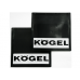 Брызговики 400х400мм "KOGEL" с светоотражающей белой основой