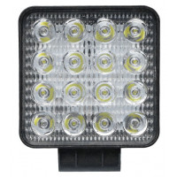 Фара противотуманная LED FSO, 16Led, 12-24V, 85х85х20мм (2 режима: обычный свет / стробоскоп) /2 купить