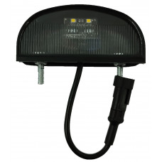 Подсветка номера LED 24V Черная (между шпильк. 72мм, М6) Сакура купить