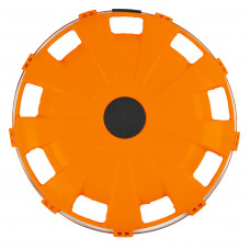 Колпак колеса задний R-22,5 (пластик-оранжевый) NEW ТУРБО
