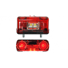 Подсветка номера LED 24V красная, 4-светодиода, EURO NOKTA / YP купить