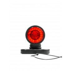 Фонарь габаритный ОГ-31 LED красно-белый 12/24