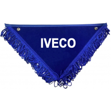 Вымпел "IVECO" (26х18 см) бахрома синий
