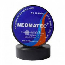 Изолента NEOMATEC 19мм 25м черная купить