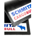 Брызговики 400х400мм "SCHMITZ CARGOBULL + СЛОН" с светоотражающей белой основой