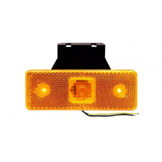 Фонарь габаритный LED с кронштейном (желтый) 2327Y INTERPLAS Турция