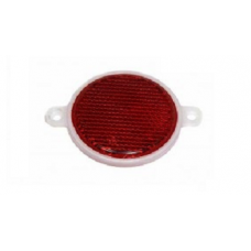 Световозвращатель (СВ-123 аналог ФП-310Е) красный круглый пластмас с ушами