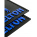 Брызговики (резина) 400х400мм WIELTON (синяя надпись)