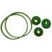 Ремкомплект ФТОТ (из 3-х) зеленый силикон