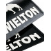 Брызговики (резина) 400х400мм WIELTON (белая надпись)