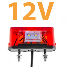 Подсветка номера LED 12V МАЛАЯ ТАС Красная