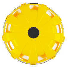Колпак колеса задний R-22,5 (пластик-желтый) NEW ТУРБО