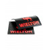 Брызговики (резина) 400х400мм WIELTON (красная надпись)
