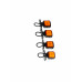 Фонарь габаритный SC-0218 LED "МИНИ" красно-желтый Турция