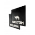 Брызговики (резина) 400х400мм WIELTON (белая надпись)