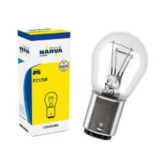 Лампа NARVA P21/5W 21/5W (BAY15d) 12v купить