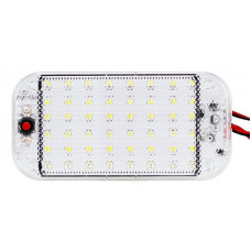 Плафон в кабину LED 48Led накладной с выключателем 12-24V