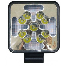 Фара противотуманная LED 9,6W 12-24V 3 режима 85х85мм