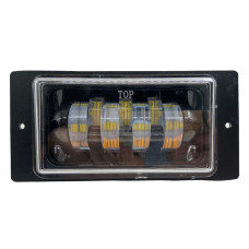 Фара противотуманная LED 70W, 7Led, 2 режимa, Б/Ж, 12-24V, 170х85мм, к-т