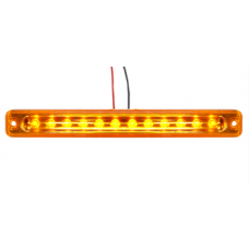 Фонарь габаритный LED 24V, желтый (L=180мм, 12-светодиодов-отражатель) NOKTA Турция купить