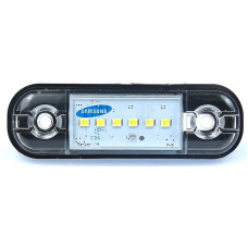 Фонарь маркерный 160 (один ряд) 6LED Бегущий белый с прокладкой 12-24V (SAMSUNG) купить