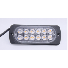 Маяк маркерный 12LED Желтый мигающий 12-24V