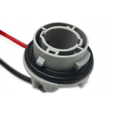 Патрон 1 контактной лампы с цоколем (в сборе с проводами 0.50мм кв.)