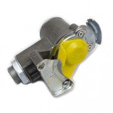 Разъем пневматический ALSA Турция PALM М16х1,5 Желтый с крепление, без клапана купить