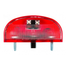 Подсветка номера LED 24V красная (между шпильк. 72мм, М6) Сакура