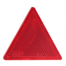 Катафот треугольный красный на липучке 70х62мм мини Турция